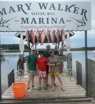 Catch of the day in Ocean Springs: Red Snapper 